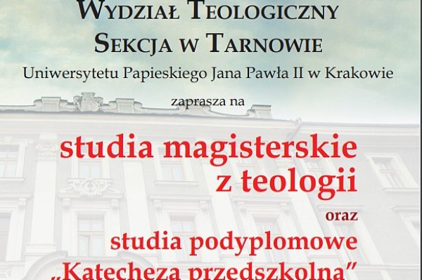 Studia magisterskie z teologii